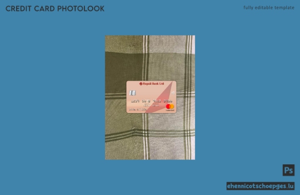 Bangladesh Rupali Bank Mastercard Fotoansicht Beispielvorschau